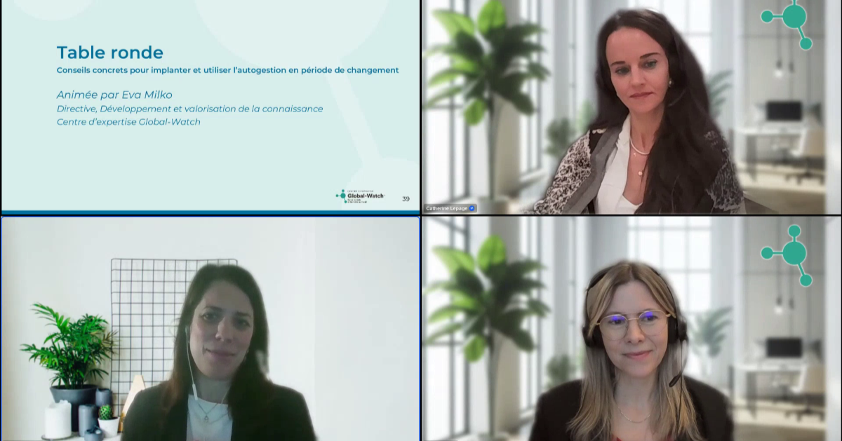 Webinaire : l’autogestion pour naviguer dans un contexte de changement