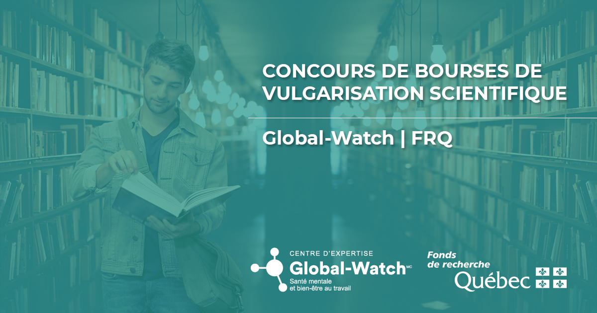Concours des bourses de vulgarisation scientifique Global-Watch - FRQ 2025