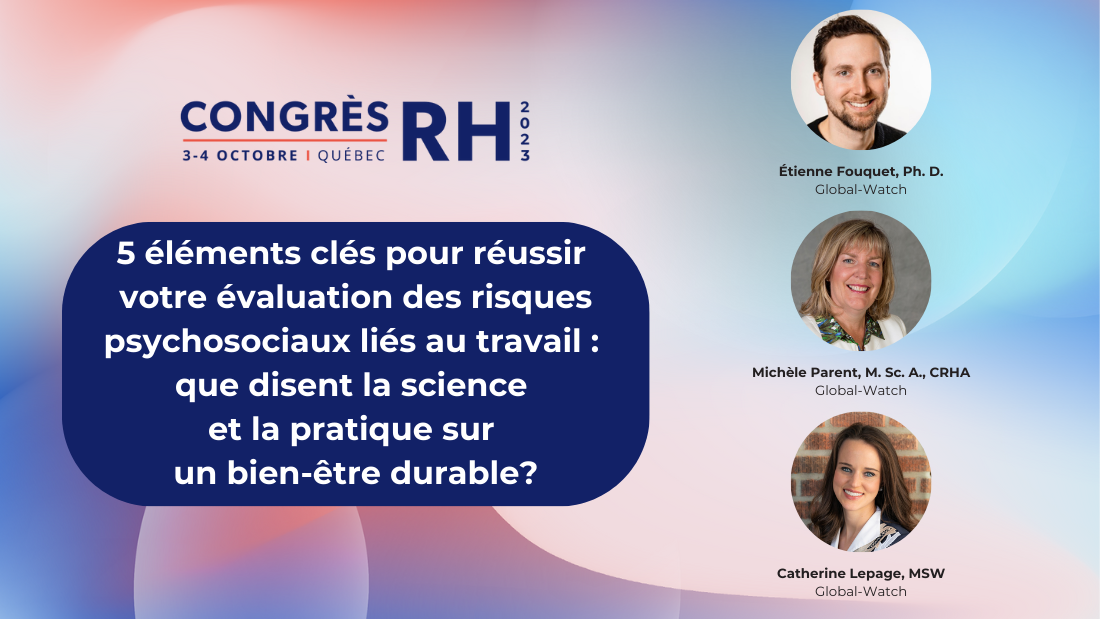 Global-Watch en conférence au Congrès RH 2023