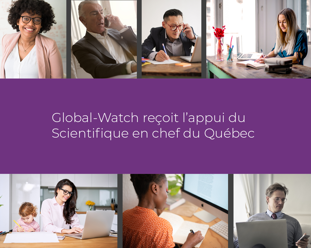Le Scientifique en chef du Québec soutient la diffusion des contenus scientifiques de Global-Watch en contexte de COVID-19