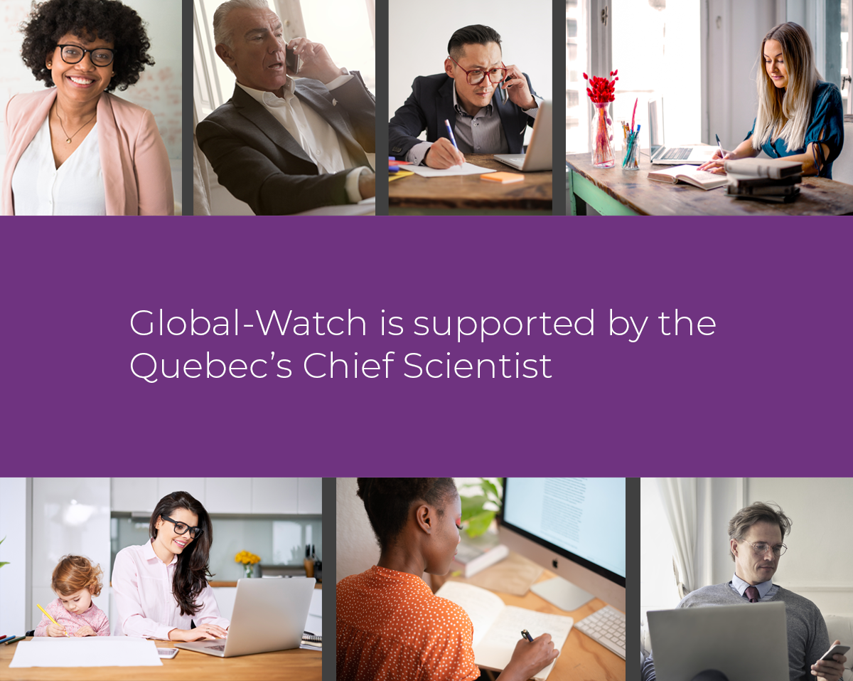 Quebec’s Chief Scientist supports the dissemination of scientific content from the Global-Watch platform during the COVID-19 pandemic