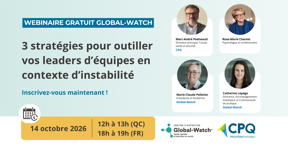 Webinaire : 3 stratégies pour outiller vos leaders d’équipe en contexte d’instabilité